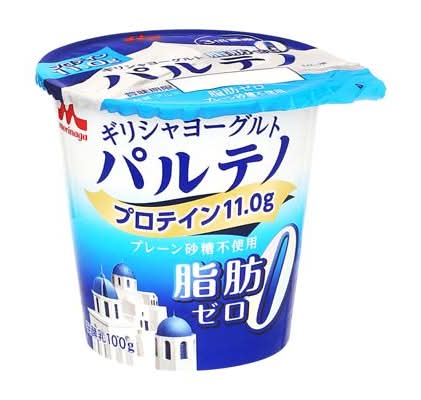 森永乳業 ギリシャヨーグルト パルテノ 脂肪ゼロ プレーン砂糖不使用 (100g)