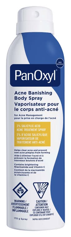 Panoxyl Trait.Acné Vaporisat.Corps 170G - Panoxyl Body Spray Acne Tr
