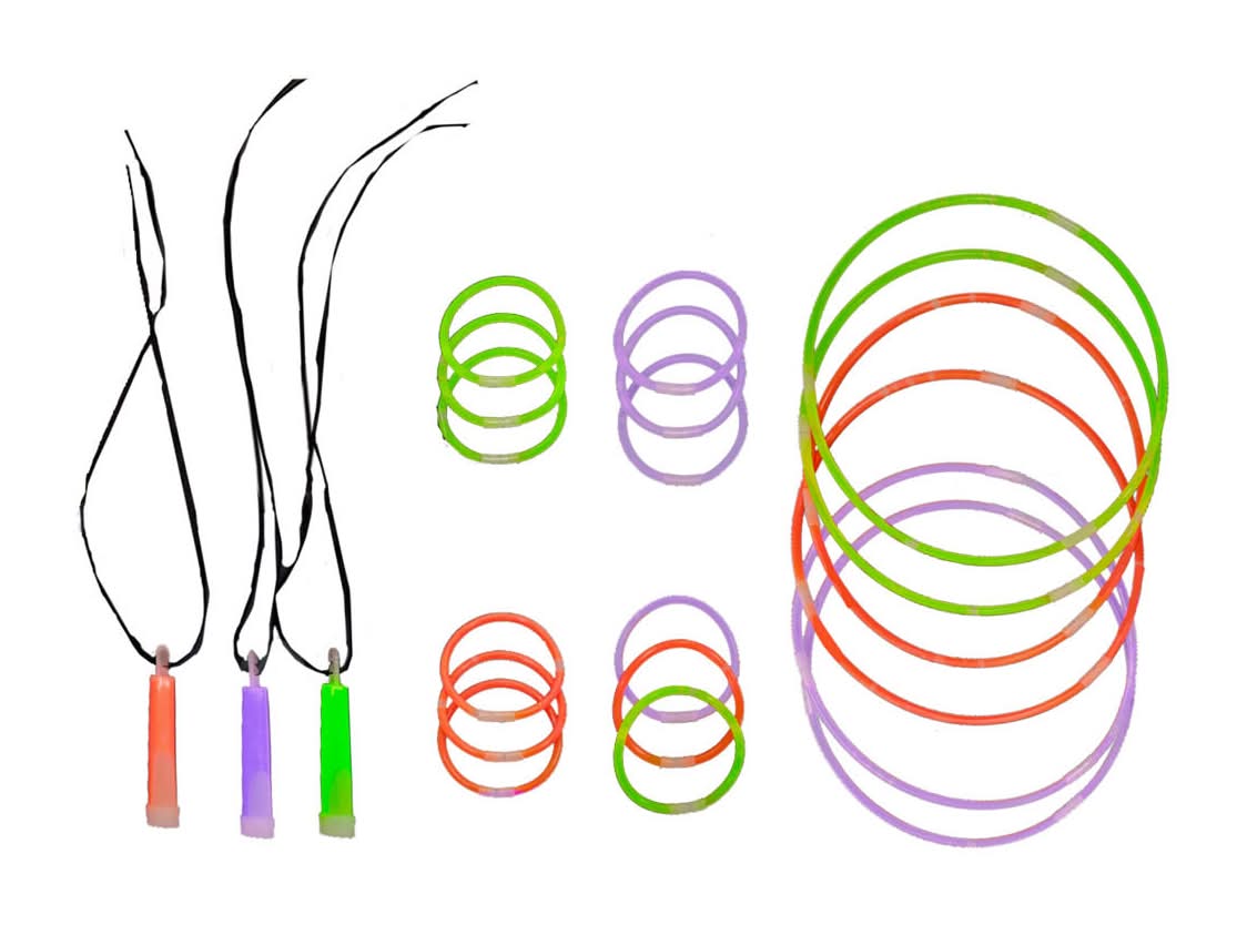 Halloween Glows In The Dark Party Favor Accessories Pack