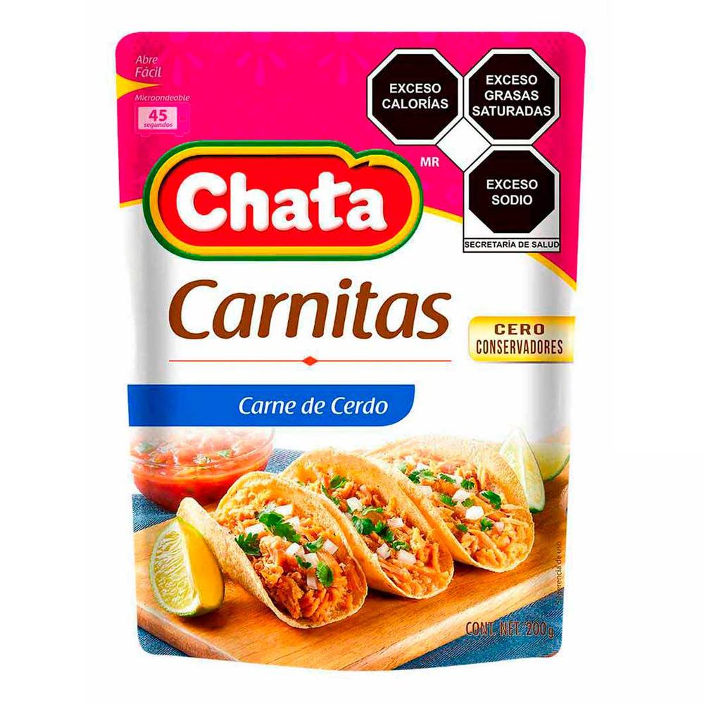 Chata · Carnitas de cerdo (220 g)