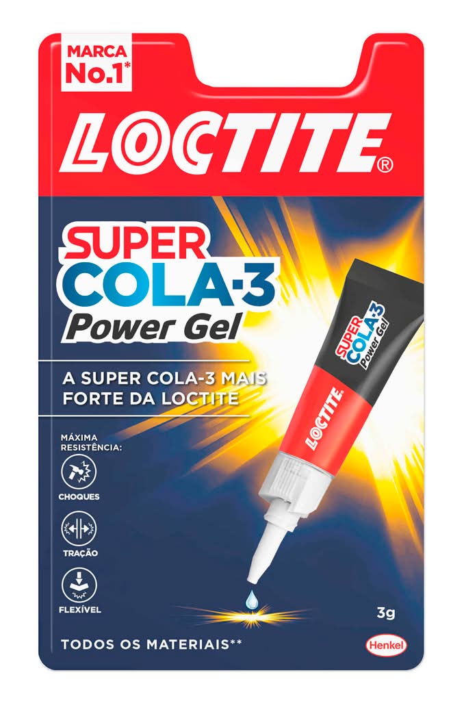 Loctite - Super Cola 3, power flex, 3 g
