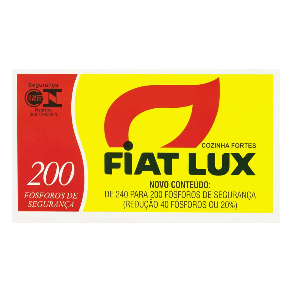 Fiat lux fósforos de segurança cozinha fortes extra longo (200 fósforos)