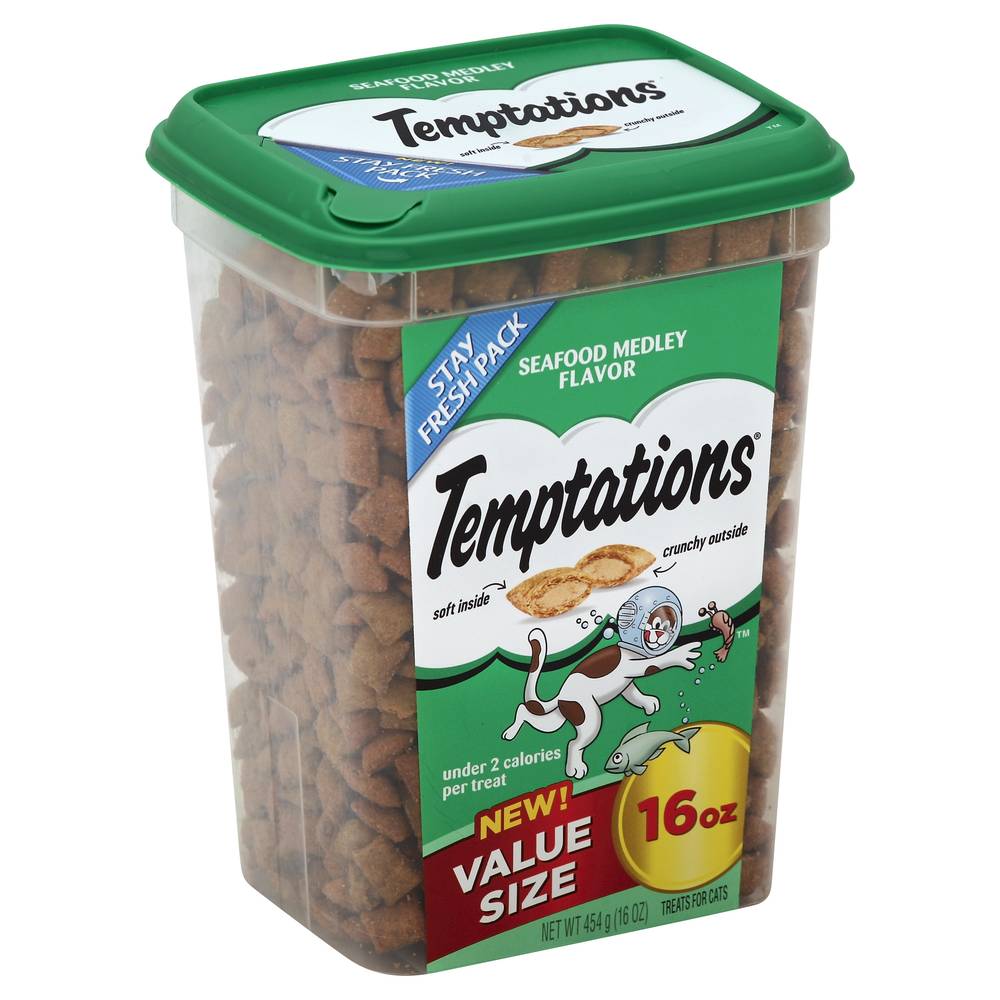 Temptations Seafood Medley Flavor Treats For Cats