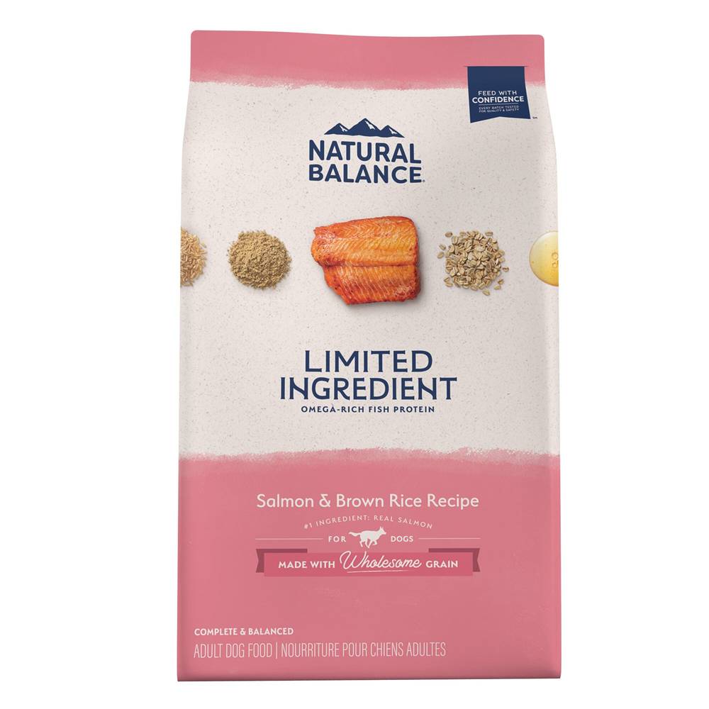 Natural Balance Limited Ingredient Salmon and Brown Rice Recipe Adult Dog Food (24 lbs)