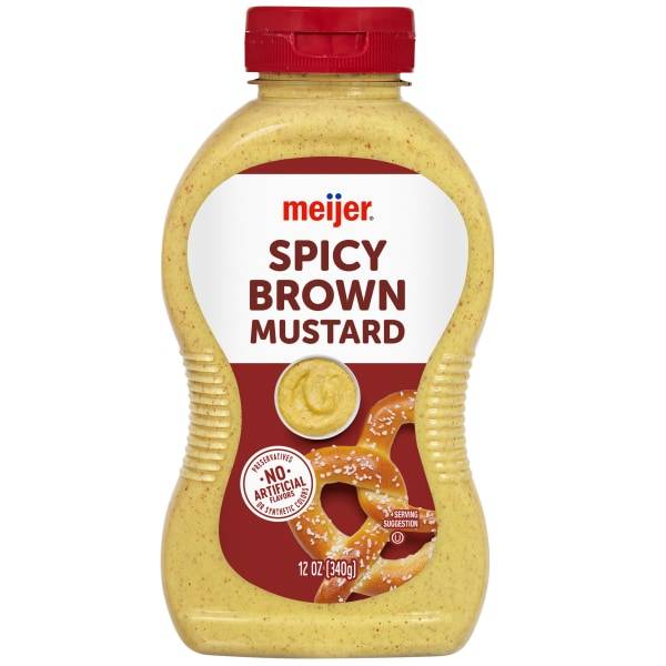 Meijer Spicy Brown Mustard (12 oz)