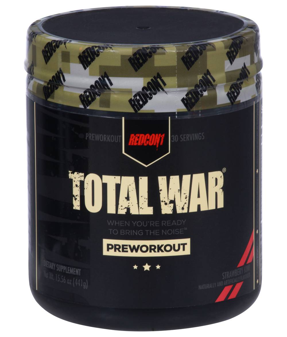 Total War Kiwi Preworkout, Strawberry (15.56 oz)