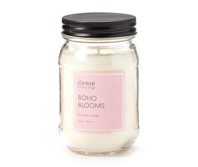 Real Living Boho Blooms Mason Jar Candle