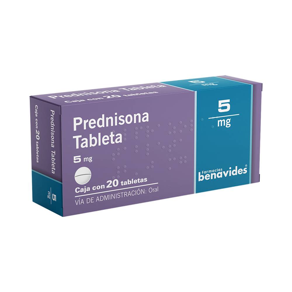 Almus prednisona tabletas 5 mg (20 piezas)