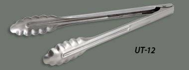 Utility Tongs - 7", Stainless (1 Unit per Case)