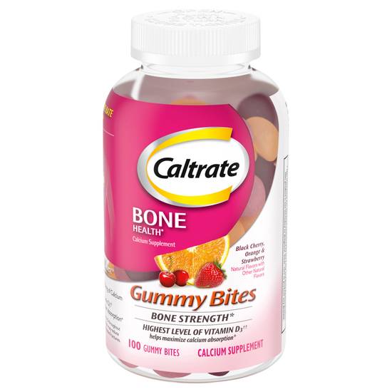 Caltrate Gummy Bites 500 mg Calcium and Vitamin D Variety pack Supplement (100 ct)