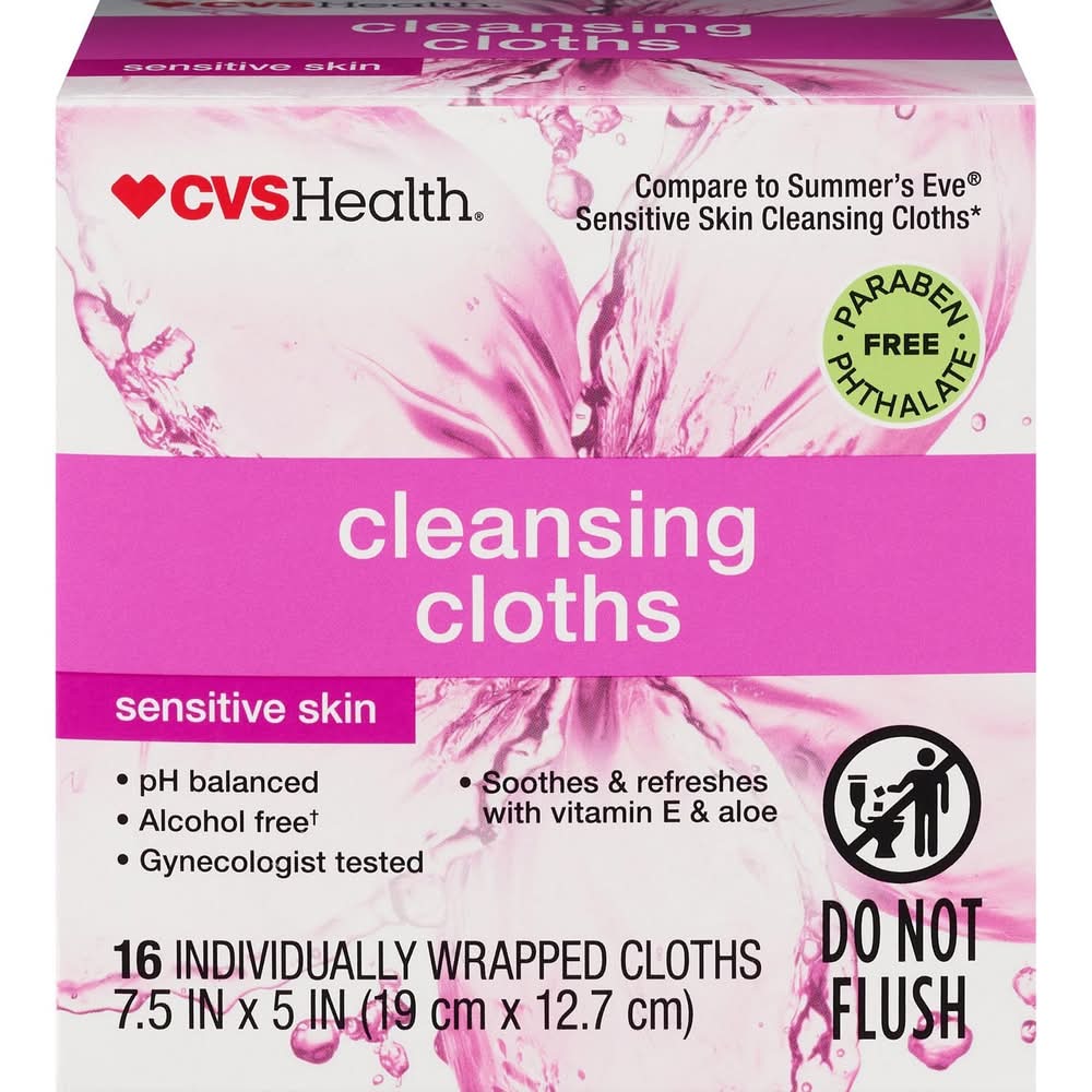 Cvs Cleansing Cloths, 16 Ct