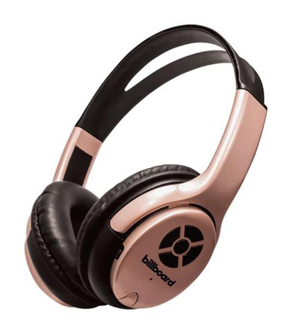 Billboard Wireless Headphones, Gold-Black