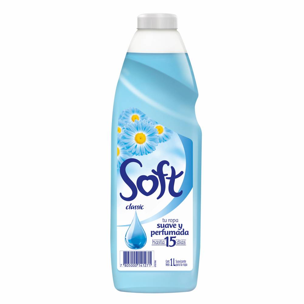 Soft · Suavizante líquido classic (1 L)