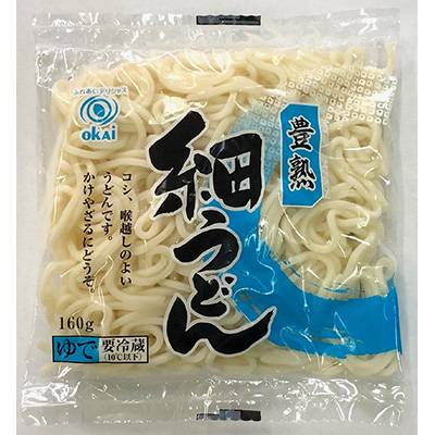 岡井　細うどん　ゆで　１６０ｇ