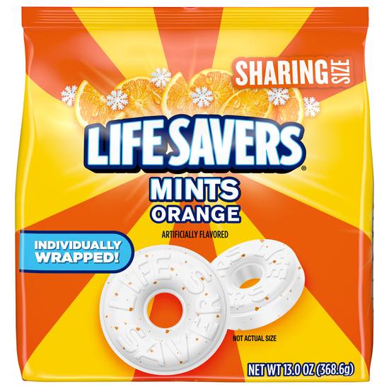 Life Savers Orange Breath Mint Hard Candy, Sharing Size