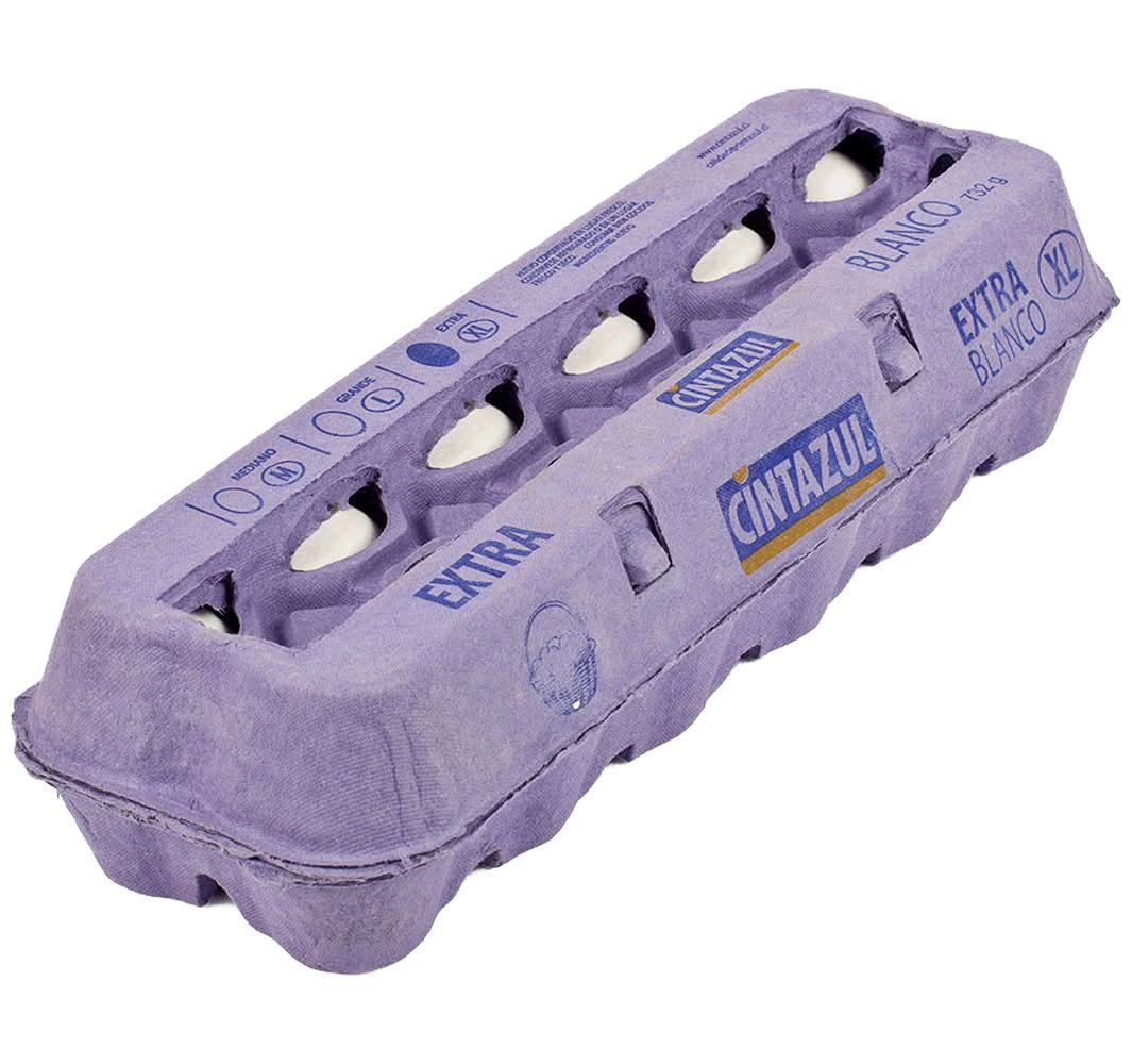 Cintazul · Huevos blancos - XL (12 un)
