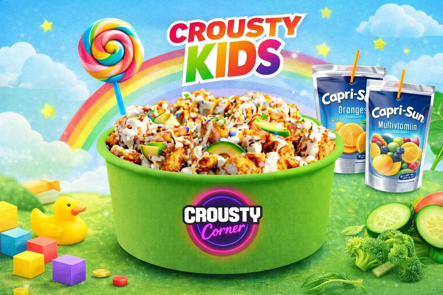 MENU CROUSTY KIDS ❤️🍭