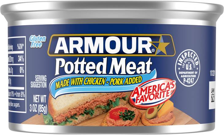 Armor Chicken and Pork Potted Meat