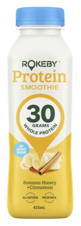 Rokeby Farms Whole Protein Smoothie, Banana Honey + Cinnamon (425mL)
