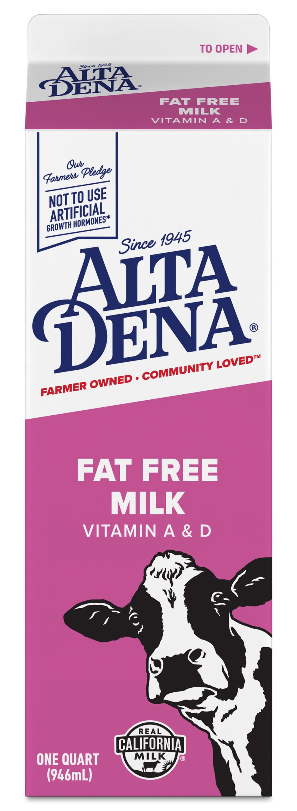 Alta Dena Dairy Pure Fresh Pasteurized Milk (1 qt)