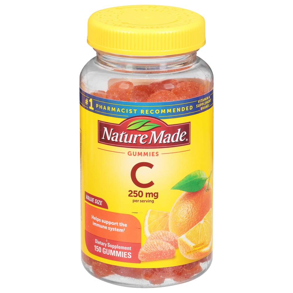 Nature Made Vitamin C Gummies 250 mg (orange) (150 ct)