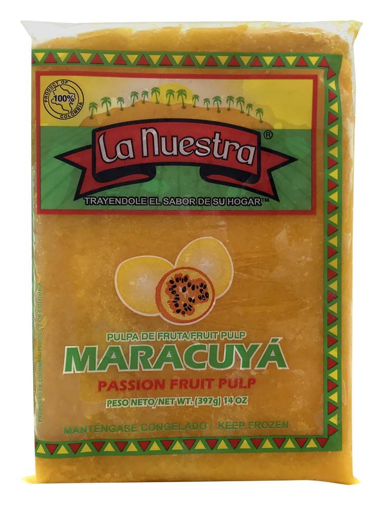 La Nuestra Maracuya Passion Fruit Pulp (14 oz)