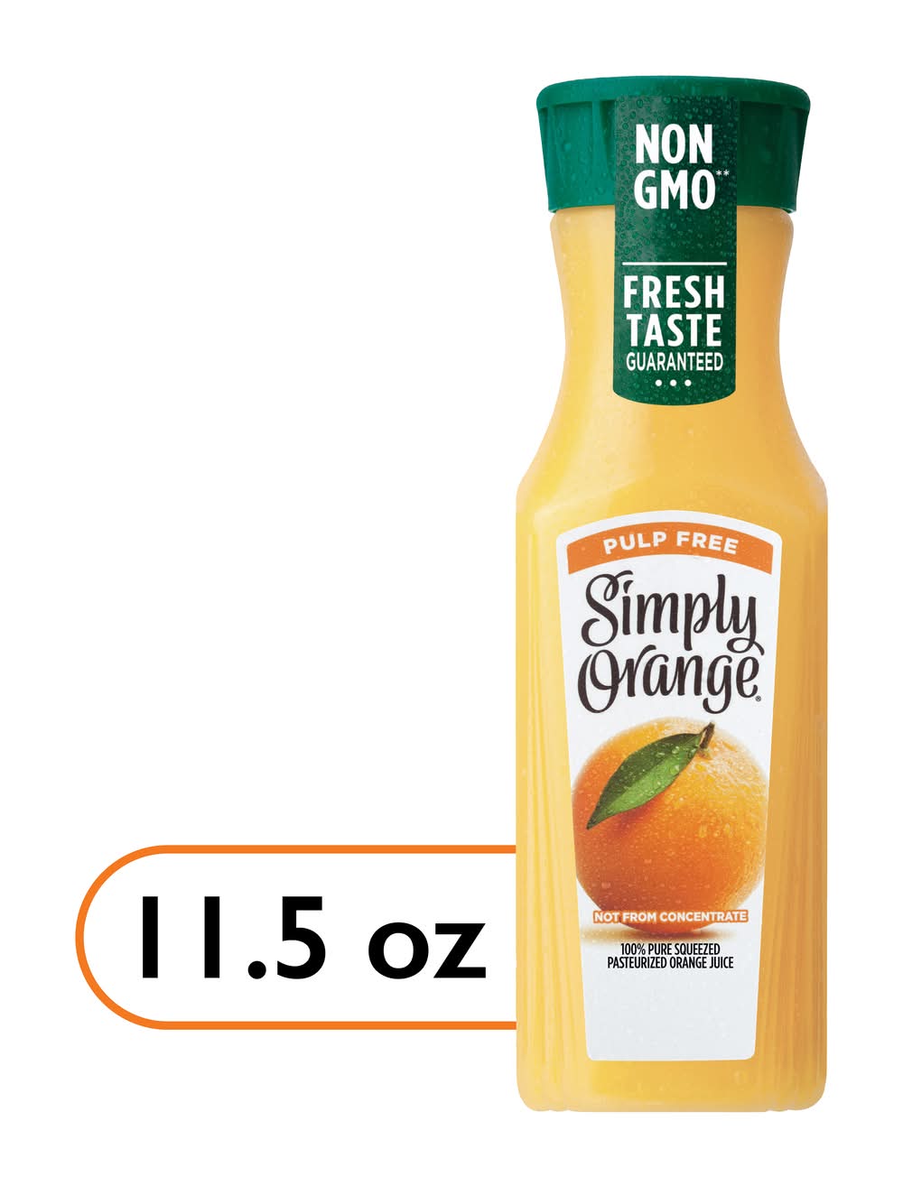 Simply 100% Pure Pulp Free Juice, Orange (11.5 fl oz)
