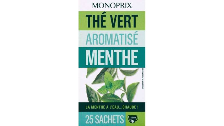 Monoprix - Thé vert en sachets (40 g) (menthe)