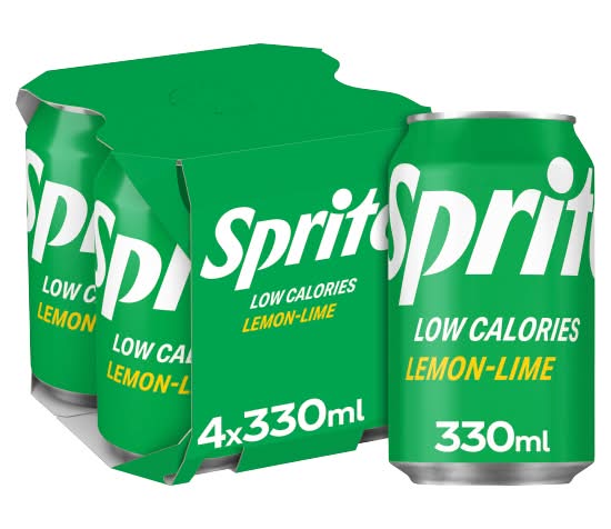 Sprite Lemon-Lime, Soft Drink (4 x 0.33L)
