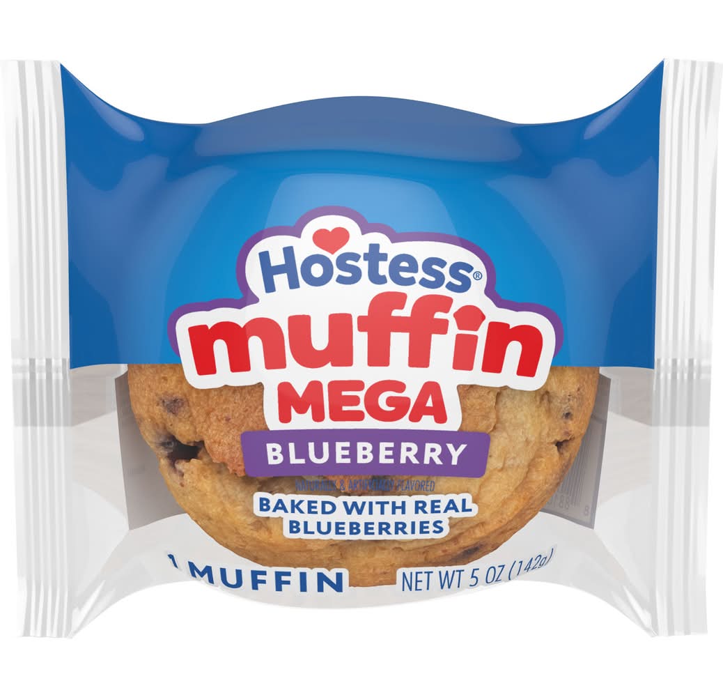 Hostess Single Serve Mega Muffin, Blueberry (5 oz)
