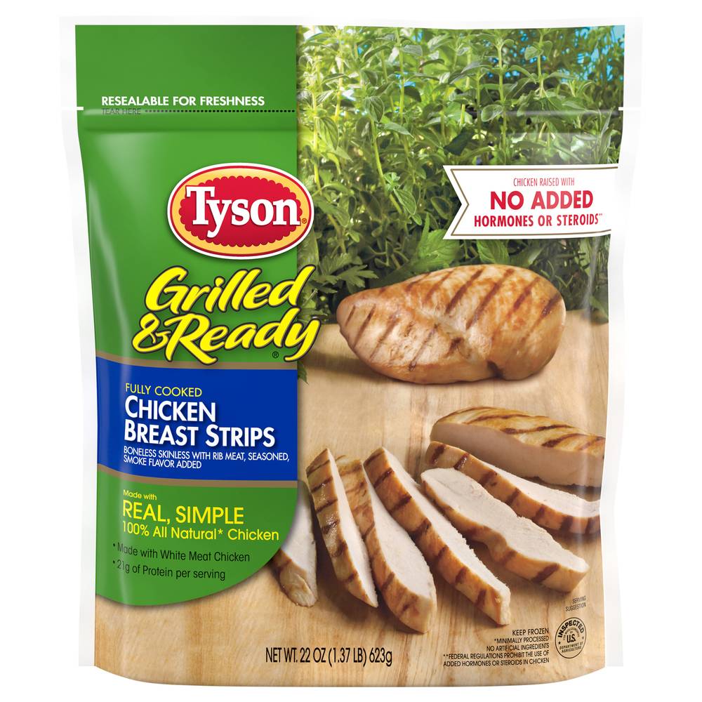 Tyson Grilled & Ready Chicken Breast Strips (1.38 lbs)