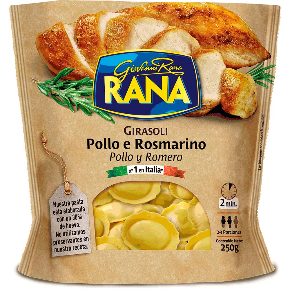 Giovanni Rana · Pasta girasoli con pollo y romero (250 g)