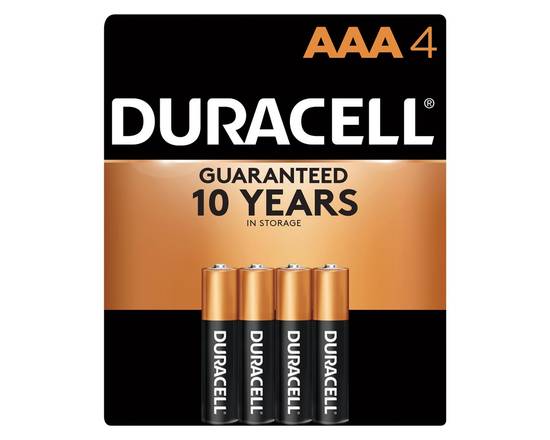 Duracell · Coppertop Aaa Alkaline Batterie (4 ct)