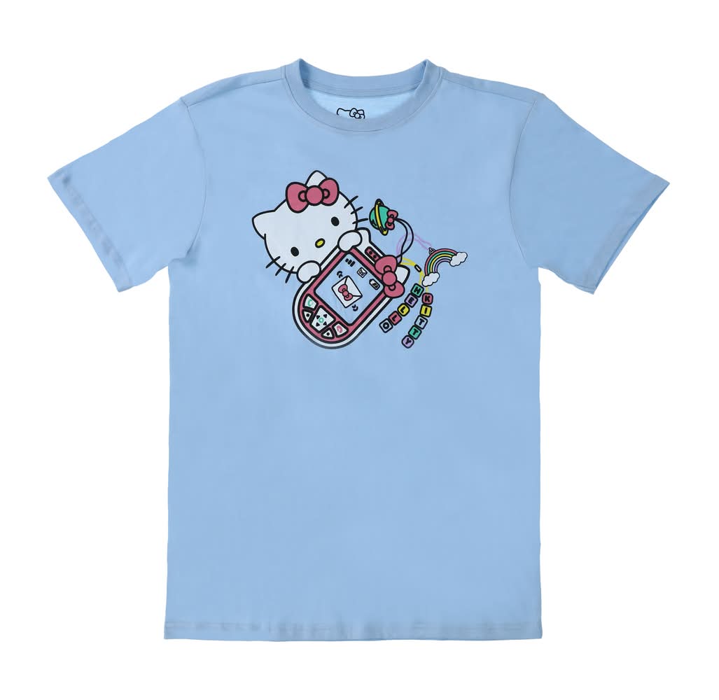 Hello Kitty® Mobile Charm Graphic Tee Medium Blue