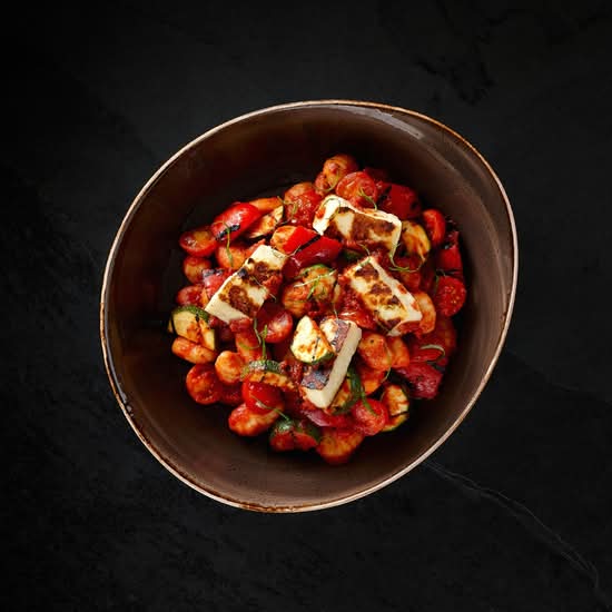 Gnocchis au halloumi