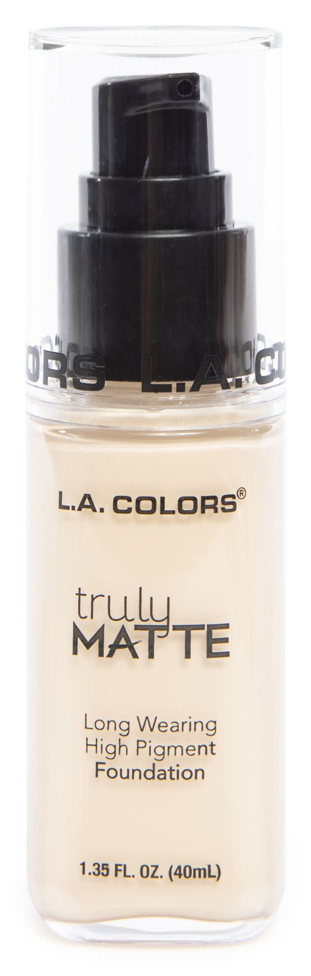 L.A. Colors® Truly Matte Liquid Foundation - Porcelain