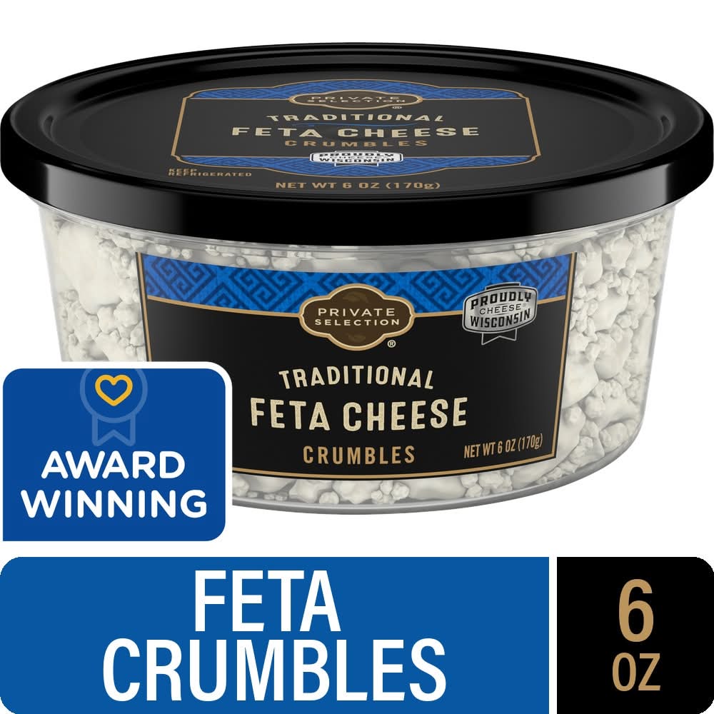 Private Selection Traditional Feta Cheese Crumbles (6 oz)