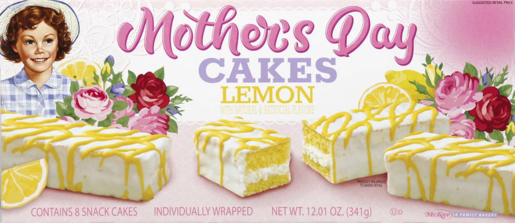 Little Debbie Mother's Day Lemon Cake (8 ct)