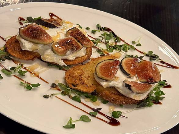 Burrata & Fig Crostini