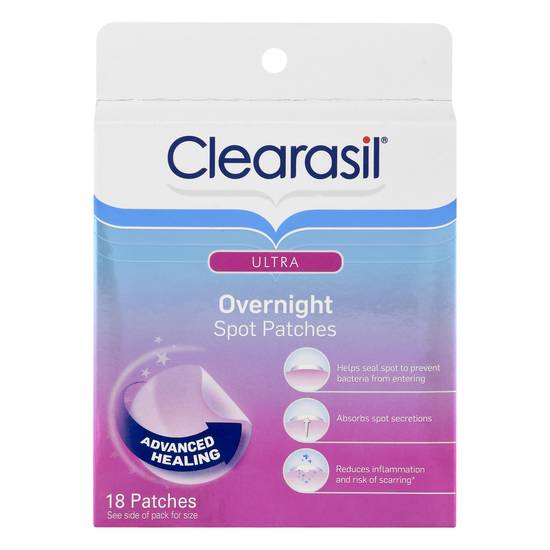 Clearasil Ultra Overnight Spot Patches ( 18 ct)