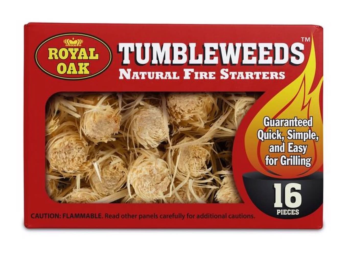 Frontier Tumbleweeds Paraffin Fire Starter 8 Min 16 Pk