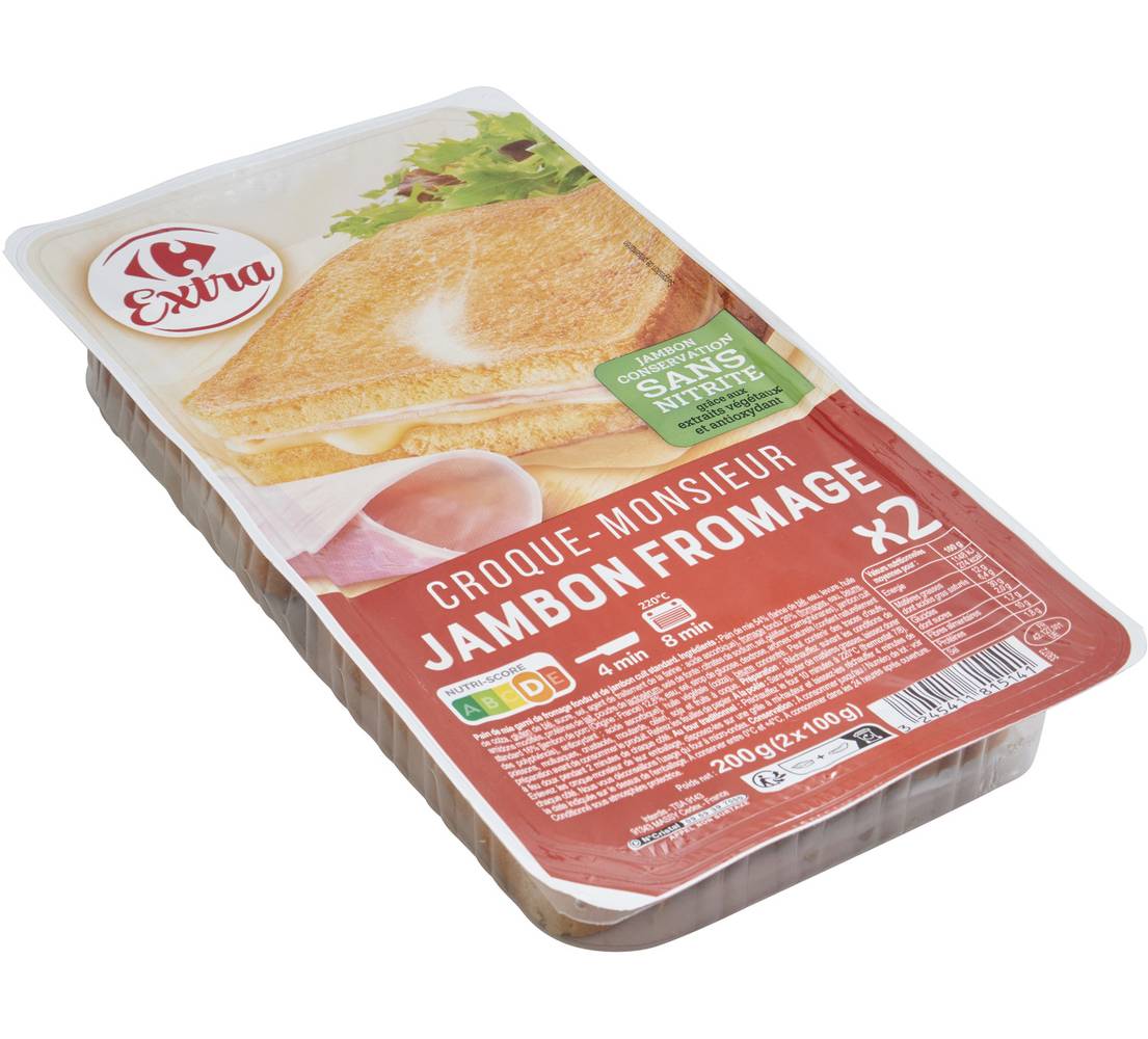 Carrefour Classic' - Croque monsieur jambon fromage (2)
