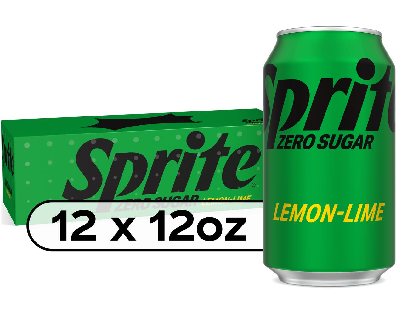 Sprite Zero Sugar Soda, Lemon-Lime (12 x 12 fl oz)