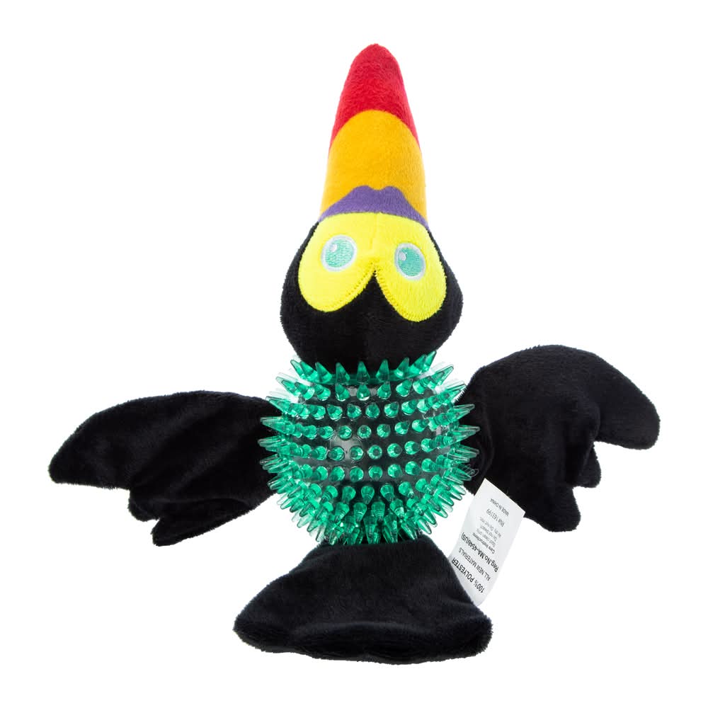 Bird Ball Plush Dog Toy Toucan