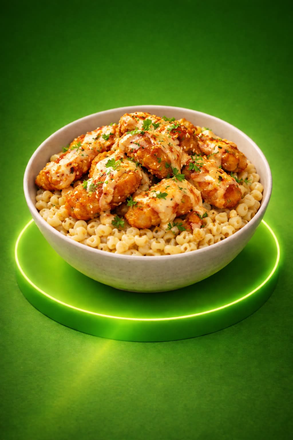 Crousty pâtes sauce Algérienne