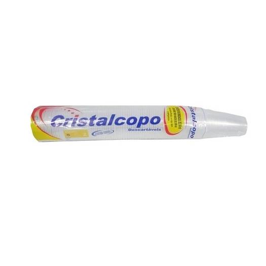 Cristalcopo copo descartável branco (100x300ml)