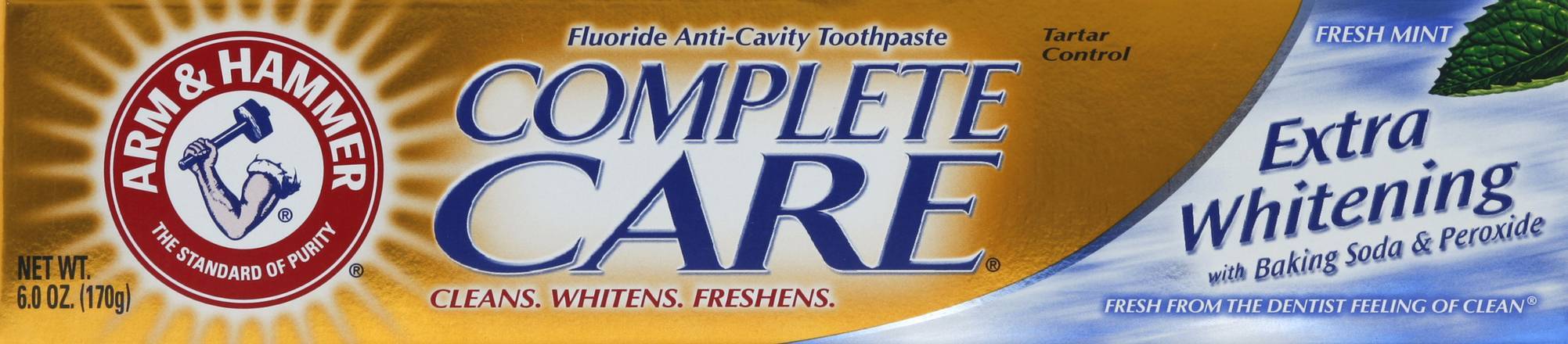 Arm & Hammer Complete Care Fluoride Anticavity Fresh Mint Toothpaste