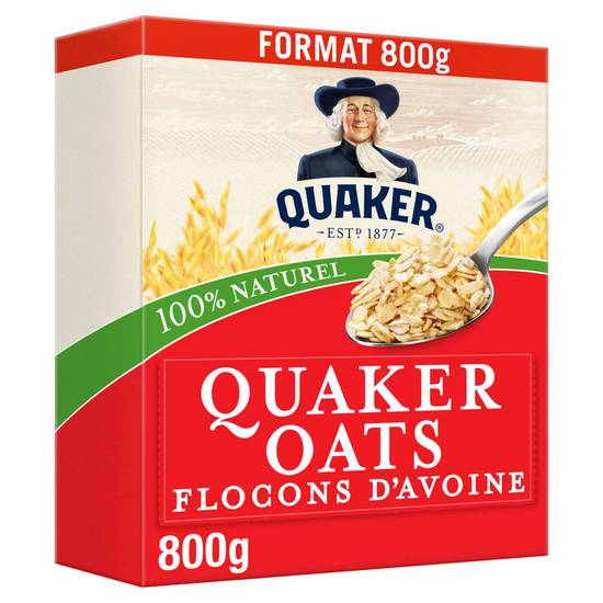 Quaker - Oats flocons d'avoine complète 100% naturel