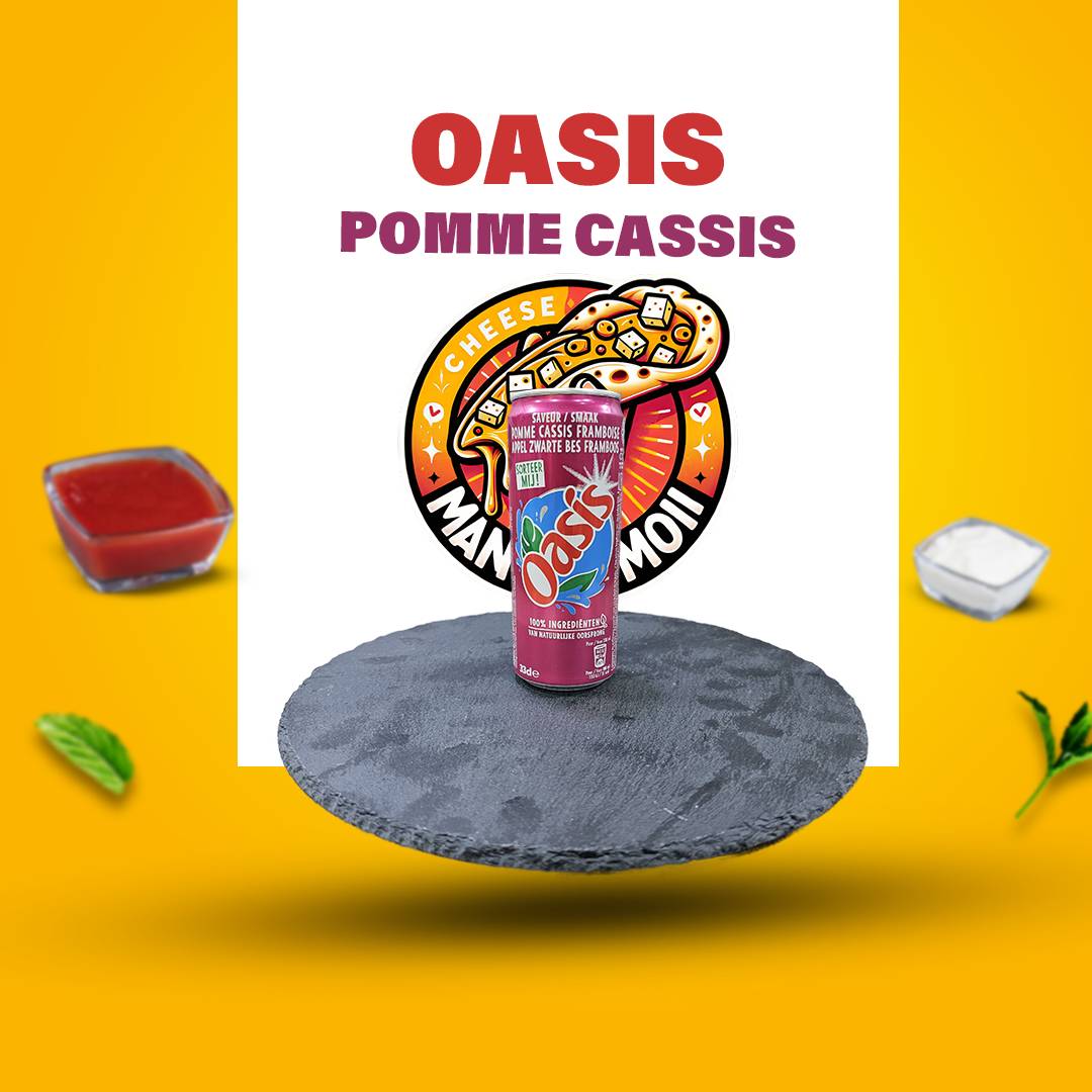 oasis pomme casis framboise