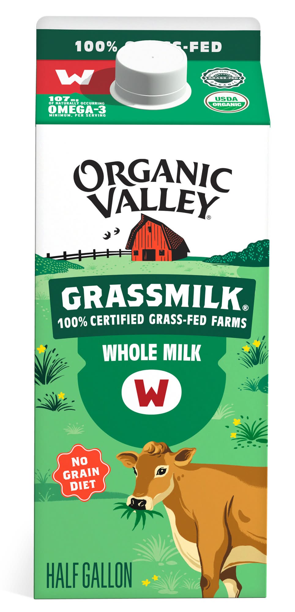 Organic Valley Whole Milk (0.5 gal)
